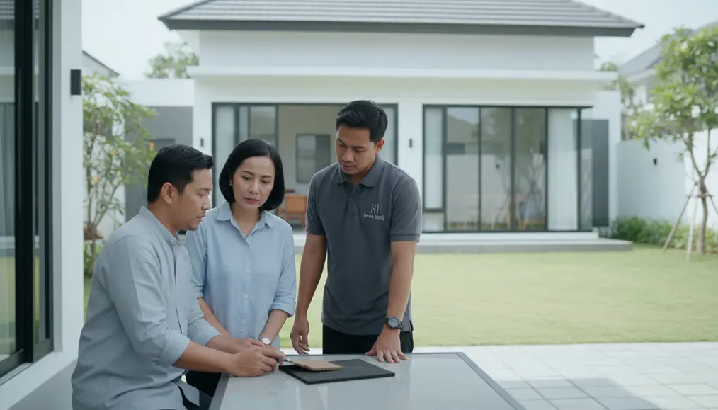 Dokumentasi penyiapan subgrade tanah dasar yang padat menggunakan sistem drainase halaman rumah yang ideal - home-steril.com