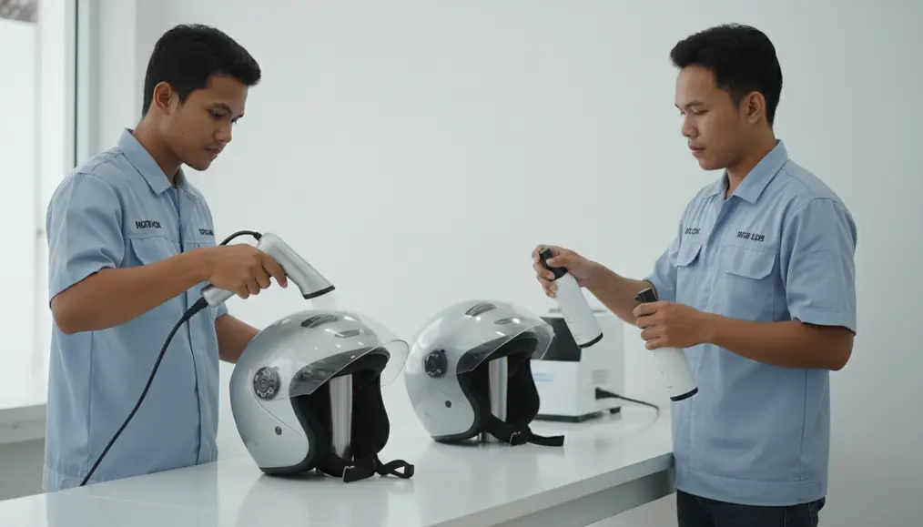Penanganan Beda untuk Setiap Jenis Bau Helm