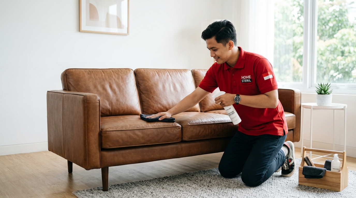 Cara Home Steril Menangani Sofa Kulit