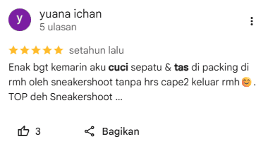 Review Pelanggan Sneakershoot