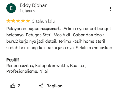 Review Pelanggan Home Steril di Jasa Pembersihan Kolam Renang