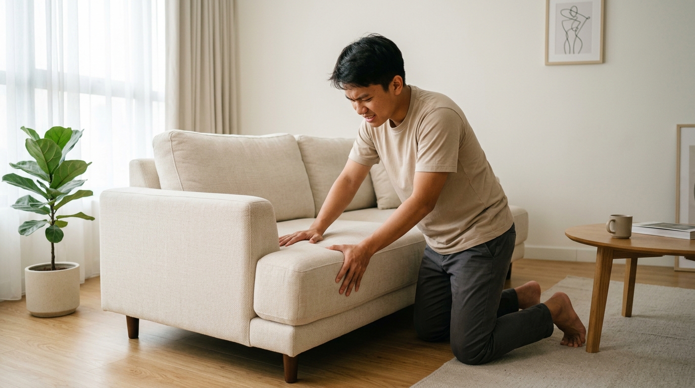 Cara Mengatasi Sofa yang Mengeras Setelah Dicuci
