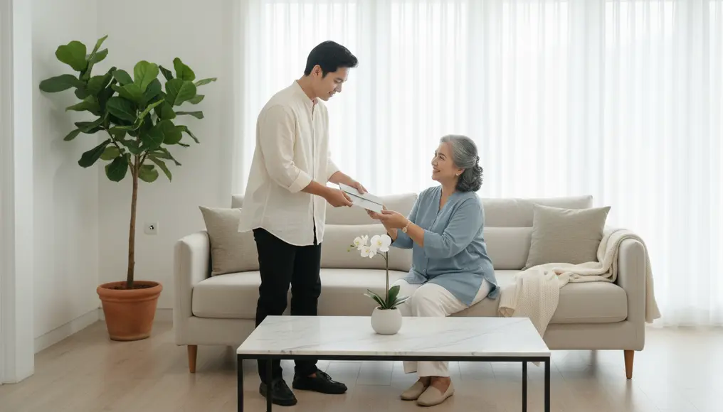 Ide Kado Unik untuk Orang Tua: Voucher Jasa Cuci Sofa Profesional