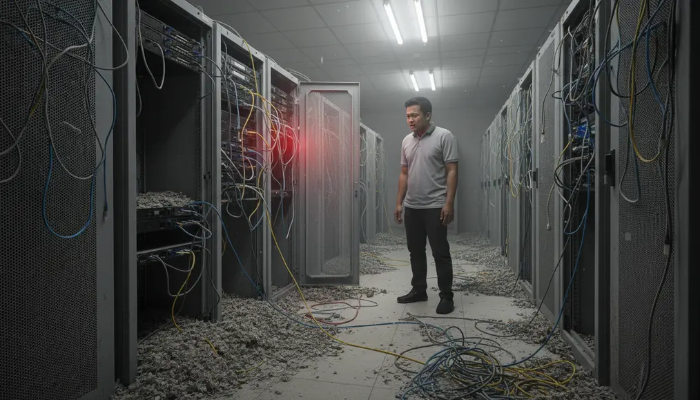 Dampak Negatif Jika Ruang Server Tidak Dibersihkan
