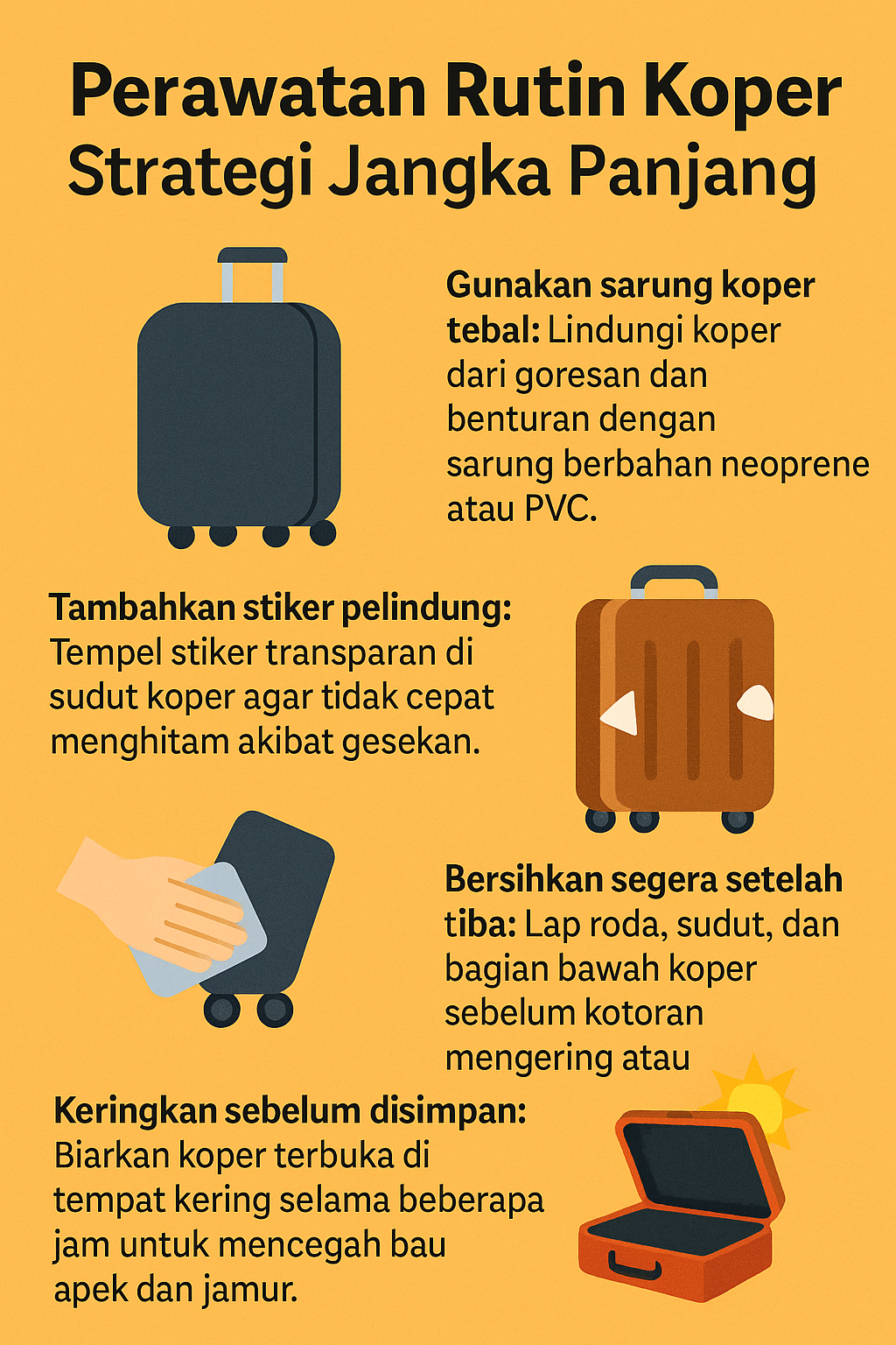 Perawatan Rutin Koper: Strategi Jangka Panjang