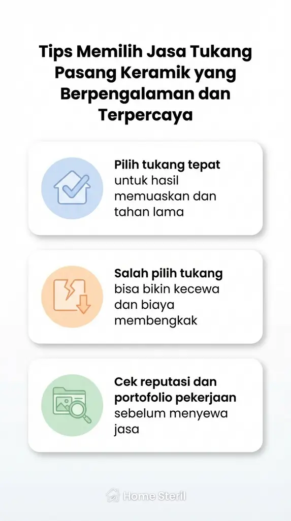 Tips Memilih Jasa Tukang Pasang Keramik yang Berpengalaman dan Terpercaya