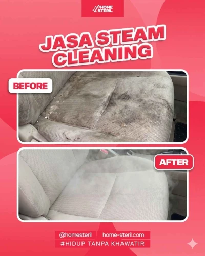 Before&After steam cleaning homesteril.com