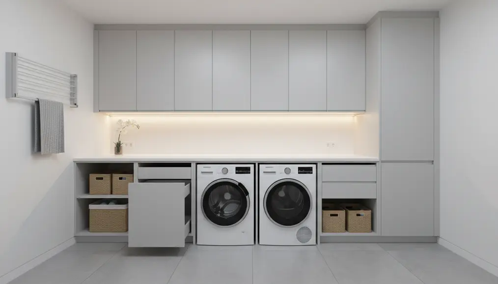 Komponen Penting dalam Desain Laundry Room Anti Hujan & Rapi