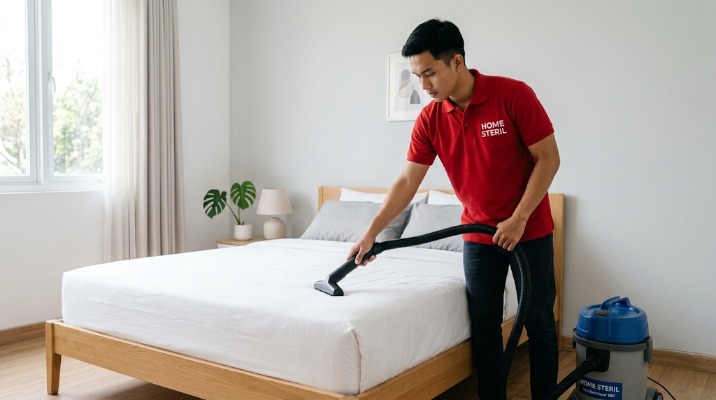 Cara Kerja Dry Vacuum Tungau Home Steril di Bogor