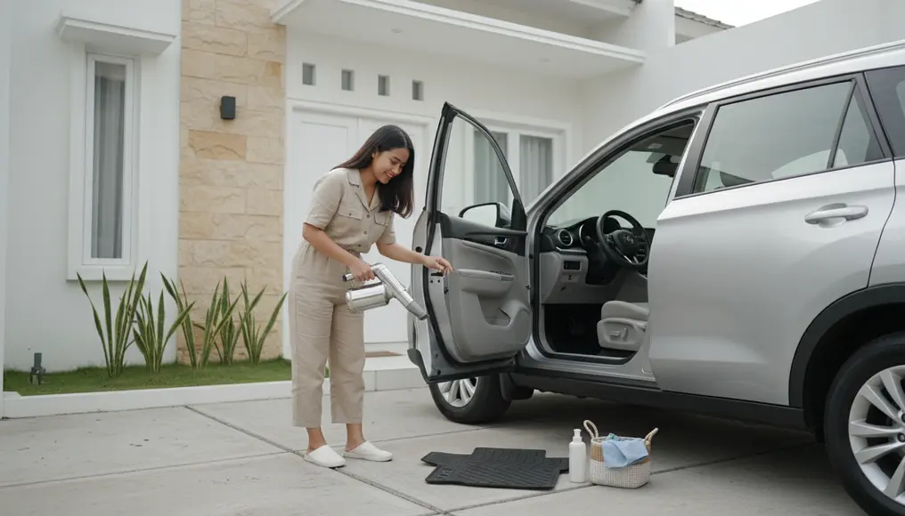 Cara Bersihkan Sisa Makanan & Pasir di Mobil Setelah Liburan Keluarga
