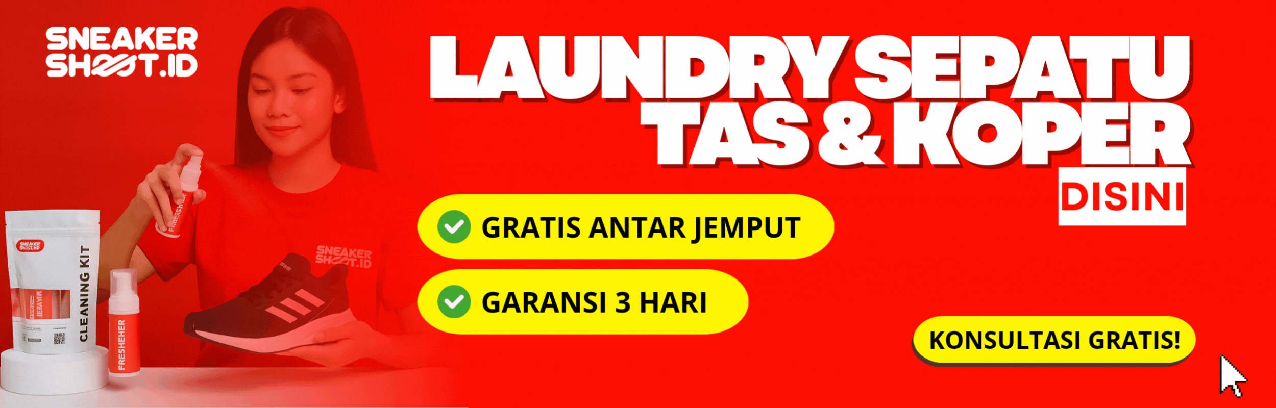 Laundry Sepatu Tas Koper = Layanan Laundry Sepatu, Tas, dan Koper Terbaik di Sneakershoot