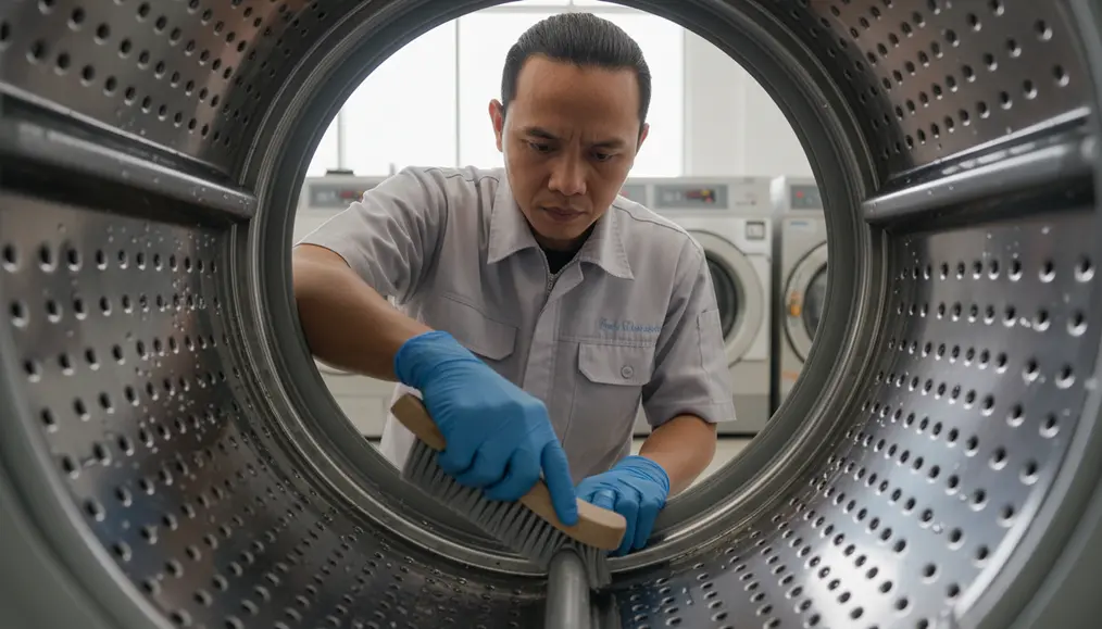 Mengenal Lebih Dekat Proses Bersihkan Mesin Cuci Top Loading di Hotel