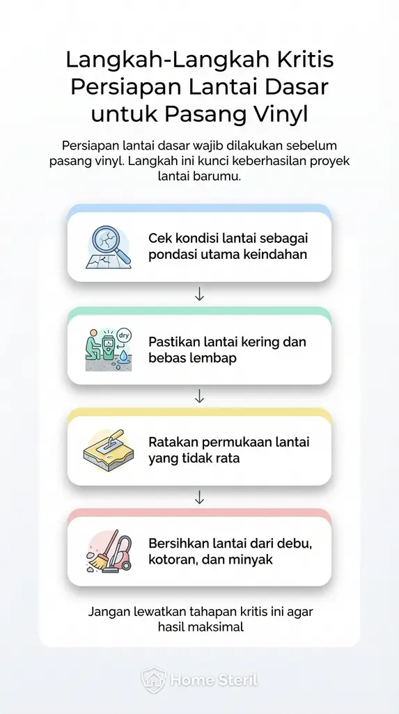 Langkah-Langkah Kritis Persiapan Lantai Dasar untuk Pasang Vinyl