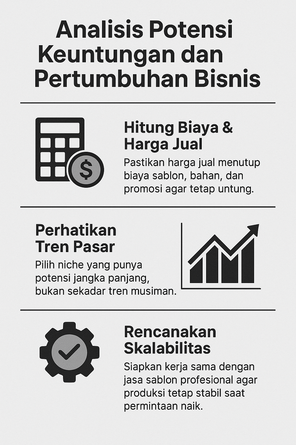 Infografik: Analisis Potensi Keuntungan dan Pertumbuhan Bisnis