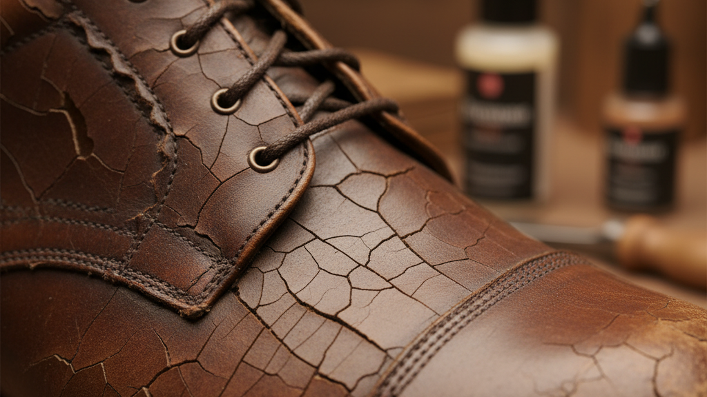 Risiko Membersihkan Sepatu Kulit Sembarangan