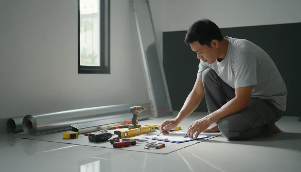 Persiapan Sebelum Memulai Tahap Pasang Pintu Rolling Door Aluminium (DIY Guide)