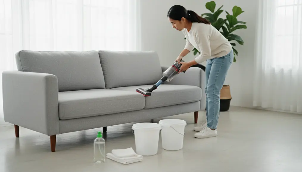 Persiapan Awal: Kunci Keberhasilan Cara Membersihkan Sofa dengan Sabun Cuci Piring