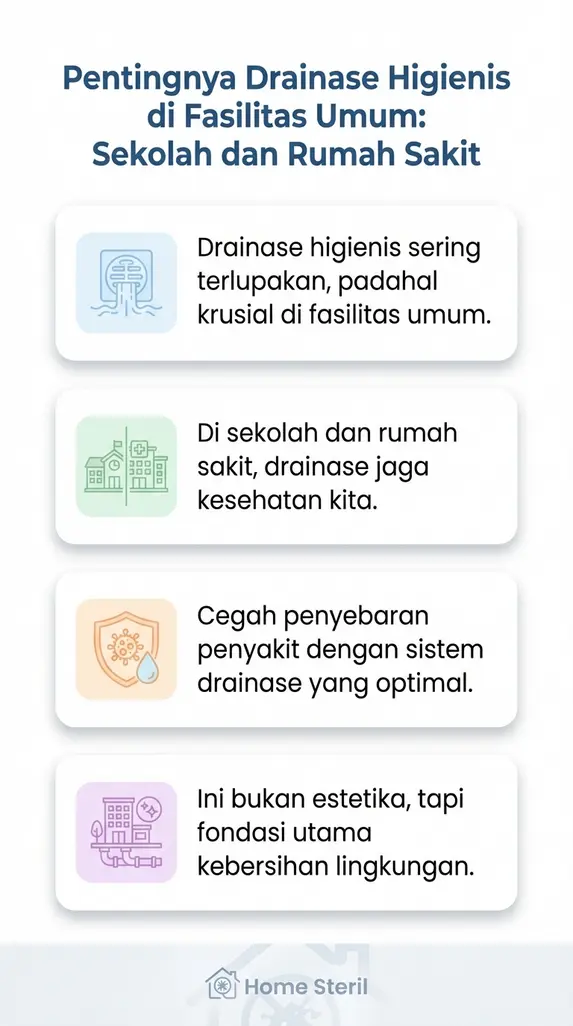 Pentingnya Drainase Higienis di Fasilitas Umum: Sekolah dan Rumah Sakit