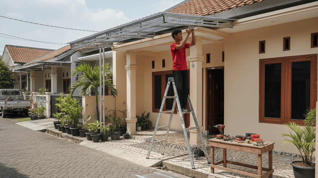 Mengapa Memilih Home Steril untuk Jasa Pasang Kanopi Pintu Depan?