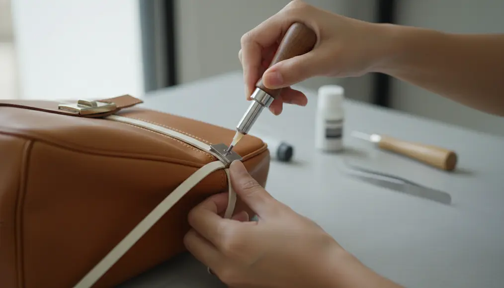 Proses Reparasi Tas yang Detail di Sneakershoot