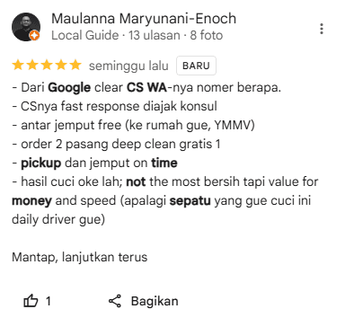 Rating Produk Sneakershoot yang Bisa Kamu Tulis