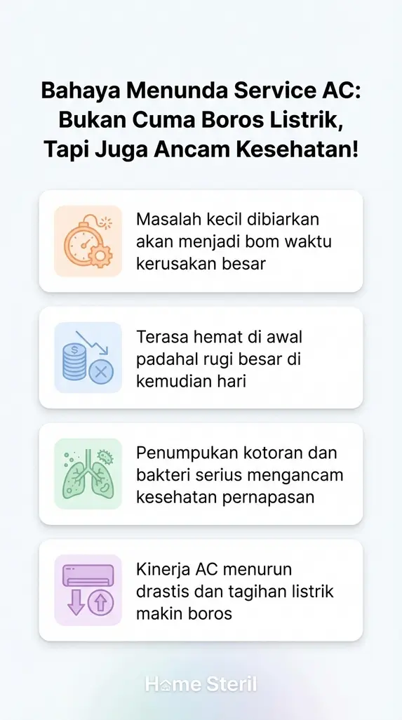 Bahaya Menunda Service AC: Bukan Cuma Boros Listrik, Tapi Juga Ancam Kesehatan!