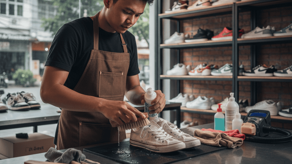 Tempat Cuci Sepatu Terdekat
