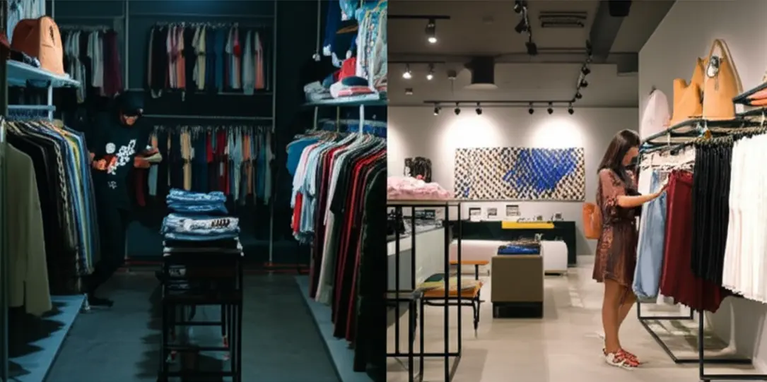 Jasa Desain Interior Toko Distro Modern & Fungsional di Jakarta