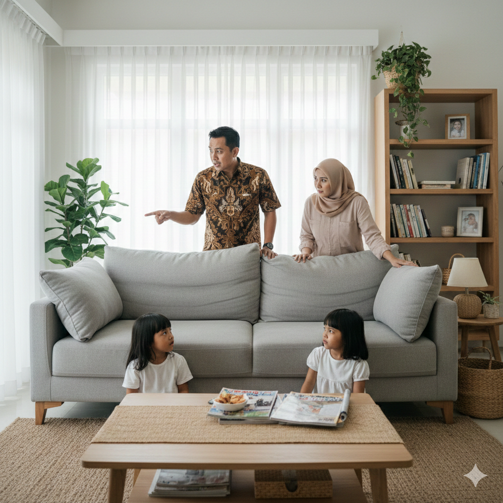 Penyebab Sofa Berkerut