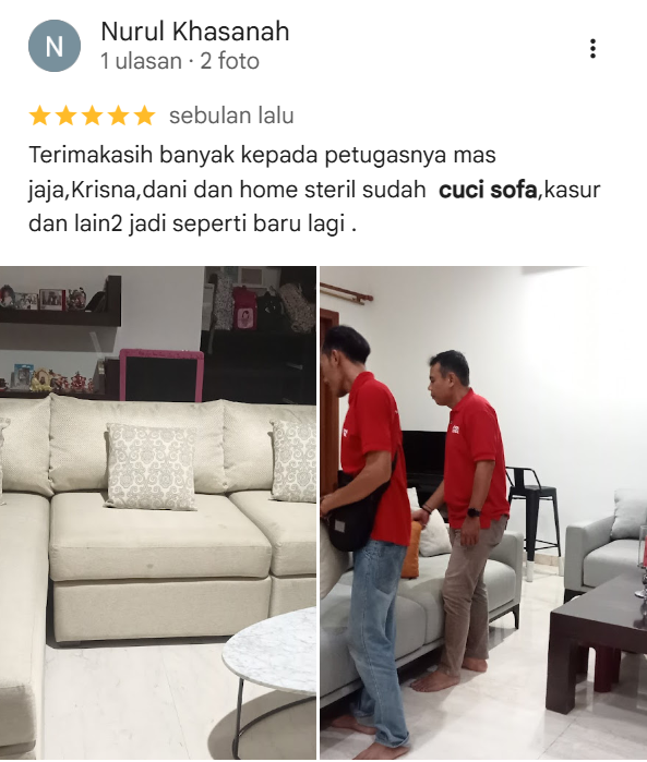 Testimoni Pelanggan Home Steril