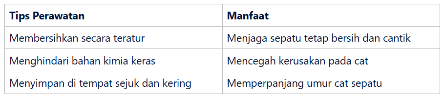 Tips Penyimpanan Sepatu yang Sudah Dicat