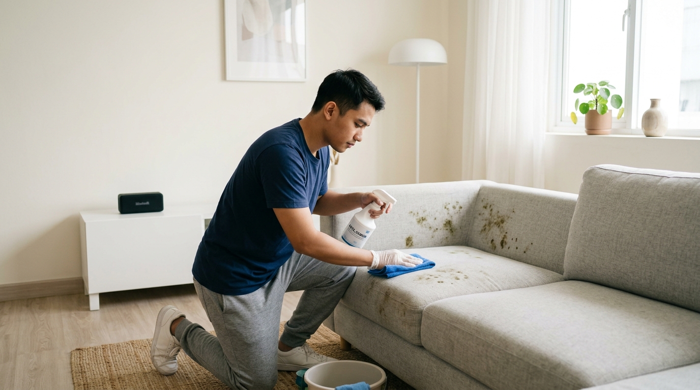 Kenapa Mencuci Sofa Sendiri Perlu Ekstra Hati-hati?
