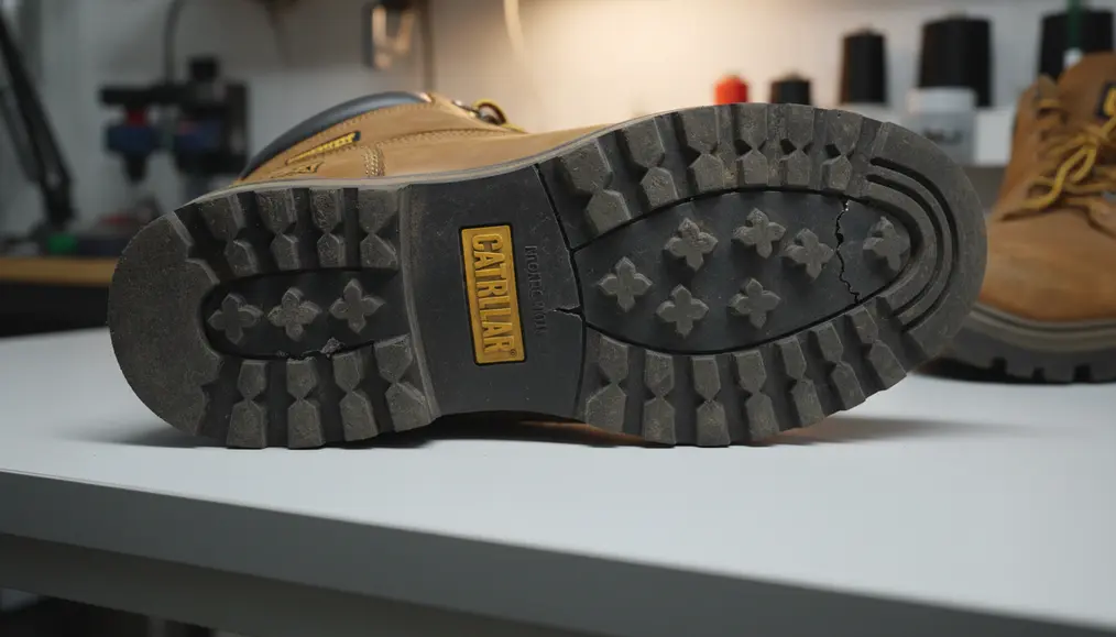 Tanda-Tanda Sol Boots TNF dan Caterpillar Perlu Reparasi