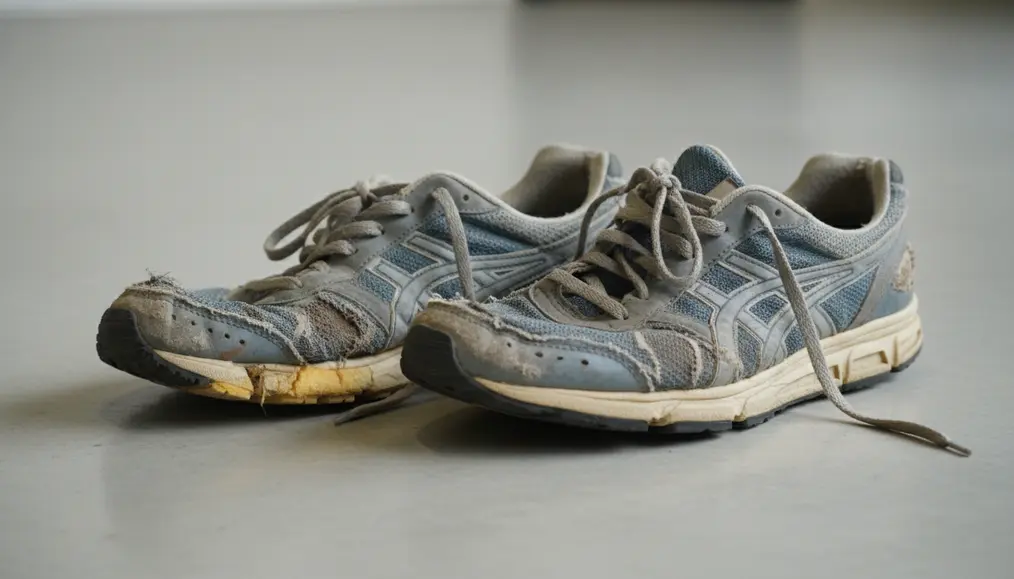 3. Pakai Sepatu yang Usang dan Rusak