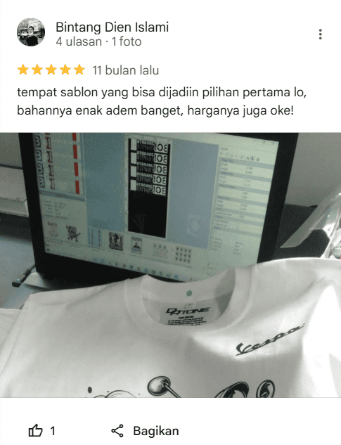 Review Pelanggan Dr Tone