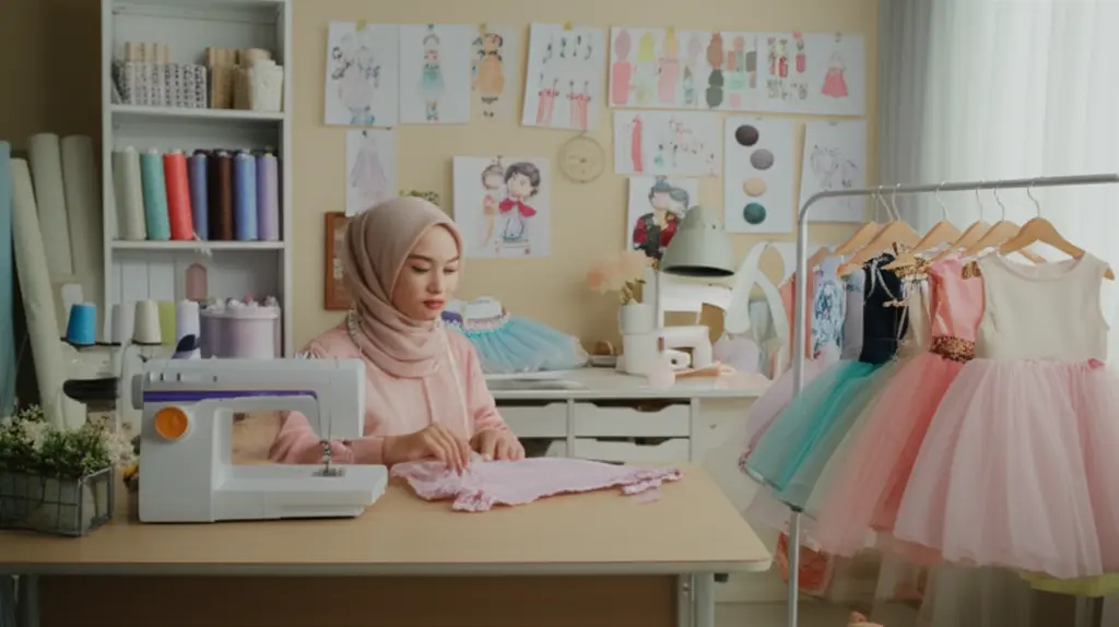 Peluang Bisnis Fashion Rumahan: Desain Pakaian Pesta Anak Custom di Jakarta