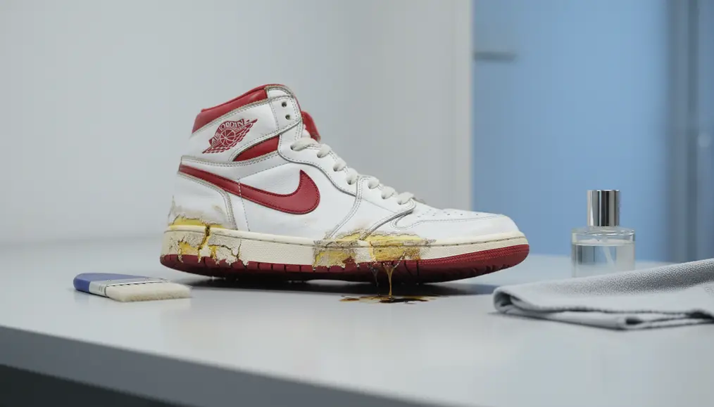Servis Sepatu Nike Air Jordan: Atasi Midsole Hancur & Sol Menguap (Hydrolysis Fix)