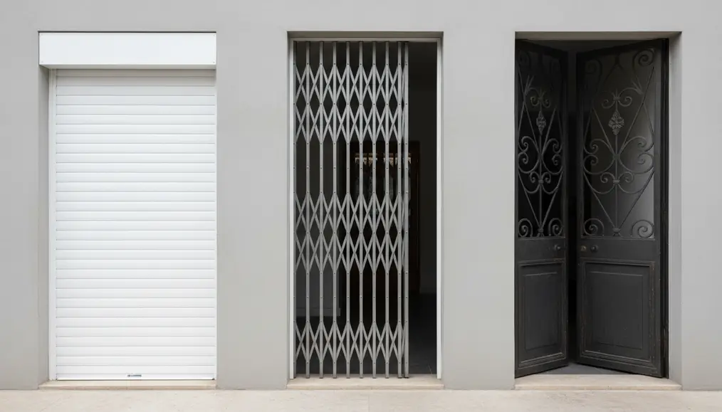 Membandingkan Rolling Door dengan Pintu Lain: Folding Gate dan Pintu Lipat Besi Tempa