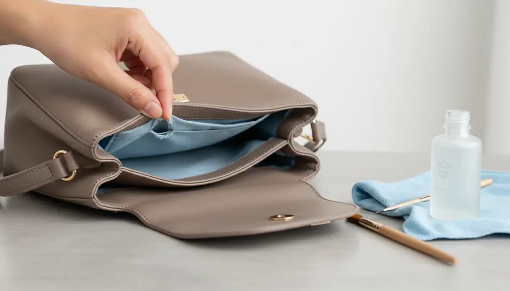 Jasa Perbaikan Kantong Saku Tas yang Bolong/Robek di Dalam (Pocket Repair)