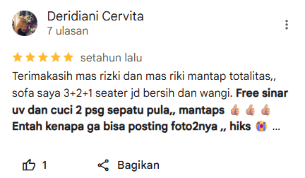 Testimoni Pelanggan Home Steril