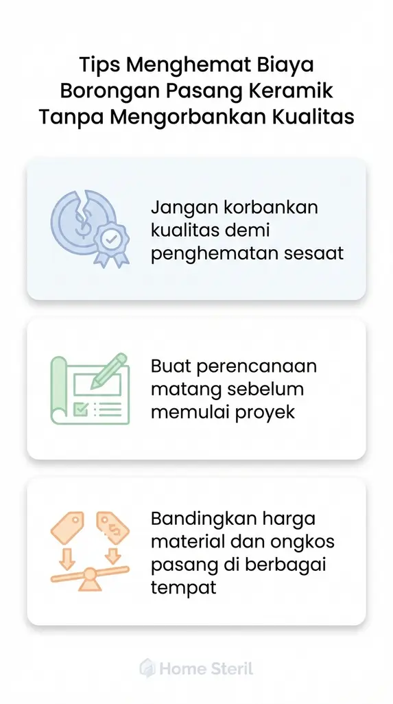 Tips Menghemat Biaya Borongan Pasang Keramik Tanpa Mengorbankan Kualitas