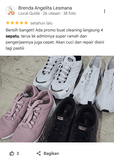 Apa Kata Mereka Tentang Cuci Sepatu Di Sneakershoot?
