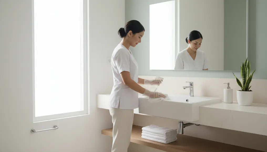 Sterilisasi Kamar Mandi Pasca Sakit Menular (Isoman/Virus)