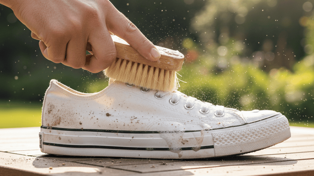 Langkah Membersihkan Badan Sepatu dari Sepatu Kotor