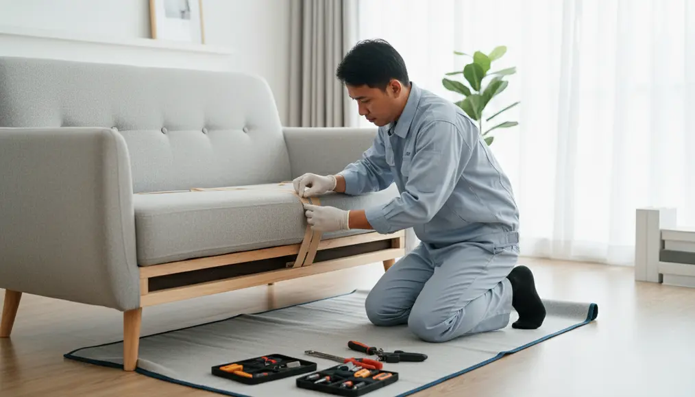 Proses Perbaikan Sofa Amblas: Langkah demi Langkah