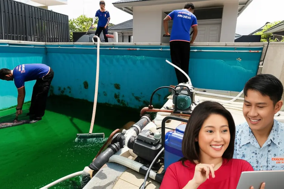 Jasa Bersihkan Kolam Renang Lama Tidak Dipakai di Bekasi: Hidupkan Kembali Kesegarannya!