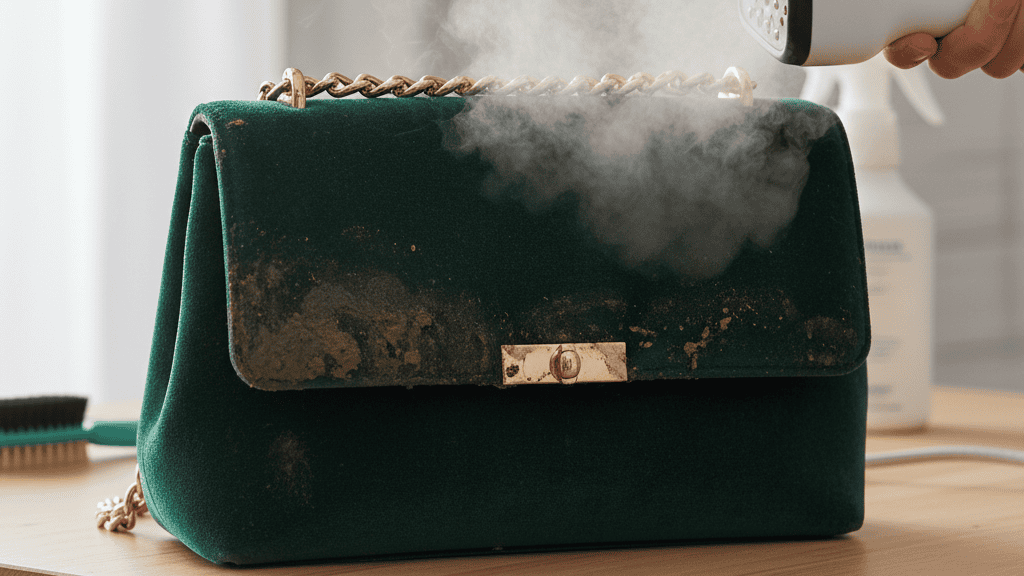 Cara Cuci Tas dengan Bahan Khusus Velvet (Beludru)