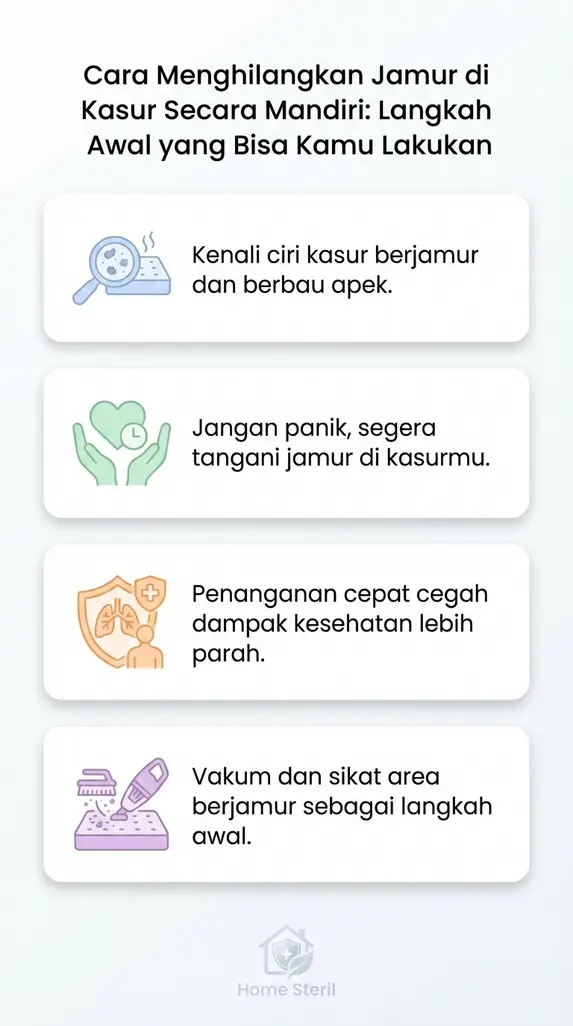 Cara Menghilangkan Jamur di Kasur Secara Mandiri: Langkah Awal yang Bisa Kamu Lakukan