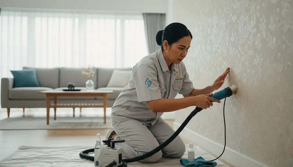 Kapan Harus Memanggil Jasa Cleaning Dinding Wallpaper; Cara Hilangkan Noda di Wallpaper Profesional?