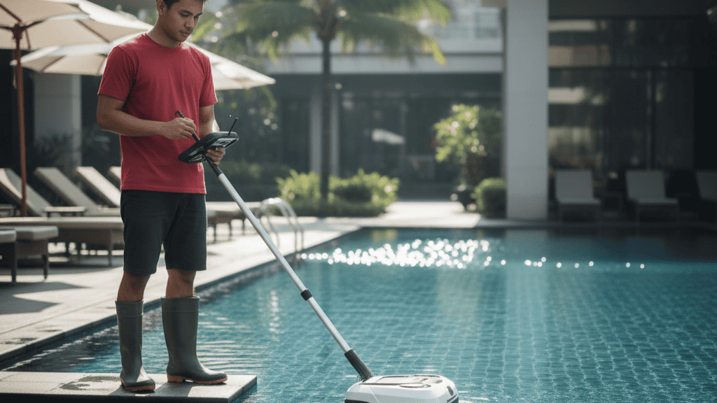 Jasa Perawatan Kolam Renang Mingguan Rutin